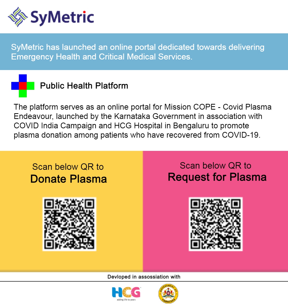 Plasma Donation App for Covid